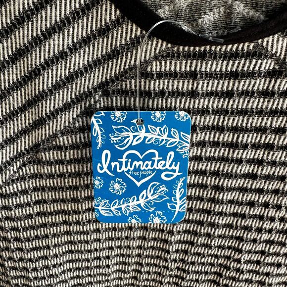 Free People Striped Keyhole Bodycon Mini Dress NWT - Picture 7 of 8